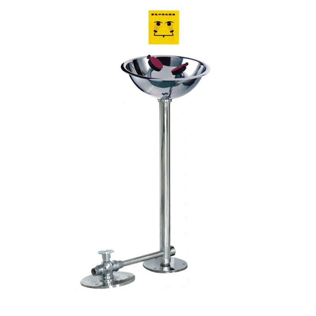 脚踏不锈钢紧急洗眼器